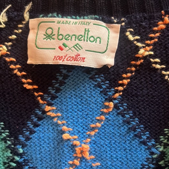 Benetton vest 100% cotton made in Italy - Picture 2 of 4